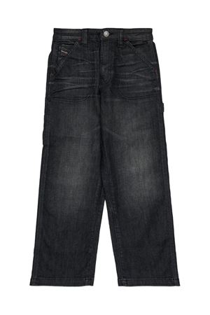 jeans in cotone nero DIESEL KIDS | J02361KXBQQK02